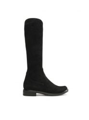 Caprice Kozaki 9-25512-41 Czarny. Czarne kozaki damskie Caprice, bez wzorów, z materiału, bez obcasa, na płaskiej podeszwie, bez zapięcia. Za 379.99 zł.