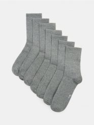 Długie skarpetki OEKO-TEX 7 pack - szary. Szare skarpety męskie Sinsay, bez wzorów. Za 22.99 zł.
