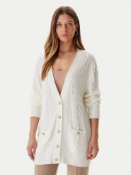 Guess Kardigan W5BR37 Z1192 Écru Relaxed Fit. Kardigany damskie Guess, xs, z aplikacjami, z syntetyku, bez kołnierzyka. Za 619.99 zł.