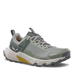 Buty trekkingowe Salewa Pedroc 2 Ptx. Zielone trekkingi męskie Salewa, bez zapięcia. Za 596.00 zł.
