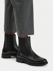Lasocki Sztyblety CEO-WI34-GALA-01 Czarny. Czarne botki damskie Lasocki, bez wzorów, ze skóry, bez obcasa, na płaskiej podeszwie, bez zapięcia. Za 259.99 zł.