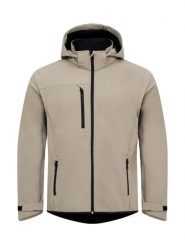 Clique Classic Softshell 2 in 1 Kurtka – Sand. Brązowe kurtki męskie CLIQUE, xl, bez wzorów, z polaru. Za 375.16 zł.