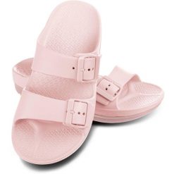 Klapki basenowe damskie Aqua Speed Alicante. Brązowe klapki damskie Aqua-Speed, bez wzorów, sportowe, bez obcasa, bez zapięcia. Za 84.99 zł.