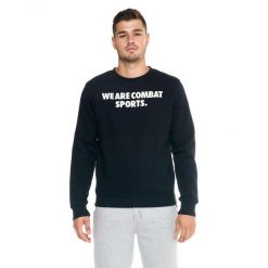Męska bluza z okrągłym dekoltem Leone Urban. Czarne bluzy męskie LEONE 1947 APPAREL, l, bez wzorów, z tkaniny, sportowe, bez ramiączek, bez kaptura. W wyprzedaży za 167.70 zł.