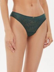 Chantelle Figi brazylijskie Origins C13XG0 Zielony. Zielone majtki damskie Chantelle, z syntetyku. Za 159.99 zł.
