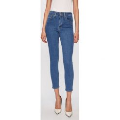 Levi's - Jeansy 721. Brązowe jeansy damskie Levi's®, bez wzorów, z bawełny. Za 379.90 zł.