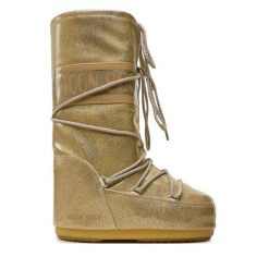 Śniegowce Moon Boot. Żółte śniegowce damskie Moon Boot, bez zapięcia. Za 699.99 zł.