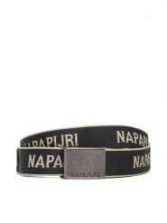 Napapijri Pasek Orion NP0A4HAN Czarny. Czarne paski męskie Napapijri. Za 199.99 zł.