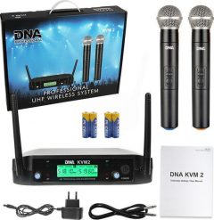 Radio DNA DNA KVM 2 mikrofony bezprzewodowe system nagłośnienia 518-542 MHz. Radia Bitmat. Za 247.82 zł.