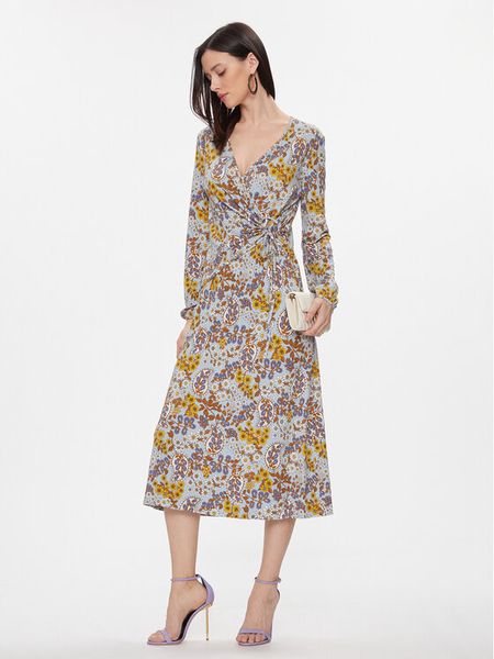Weekend Max Mara Sukienka codzienna Staffa 2415621061 Niebieski Regular Fit. Niebieskie sukienki damskie Weekend Max Mara, na co dzień, m, bez wzorów, z wiskozy, bez kołnierzyka, bez ramiączek, proste. Za 759.99 zł.