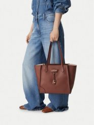 LOVE MOSCHINO Torebka JC4158PP1PL1320A Brązowy. Brązowe shopperki damskie Love Moschino, bez wzorów, ze skóry, bez dodatków. Za 1,099.00 zł.