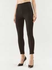 Rinascimento Spodnie materiałowe CFC0116017003 Czarny Slim Fit. Czarne spodnie materiałowe damskie Rinascimento, bez wzorów, z materiału. Za 239.99 zł.