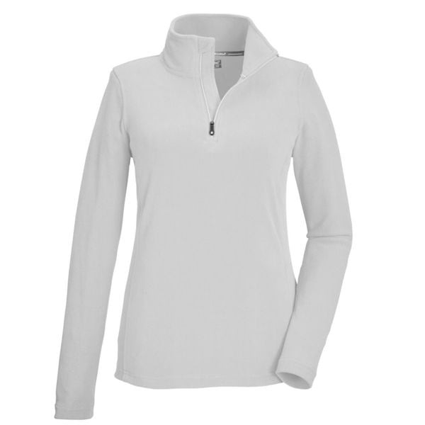 Bluza damska Killtec KSW 101 WMN FLC SHRT. Białe bluzy damskie KILLTEC, bez wzorów, z materiału, sportowe, bez ramiączek, bez kaptura. Za 149.99 zł.