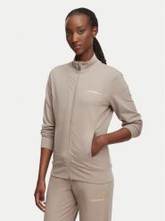 EA7 Emporio Armani Bluza 8NTM43 TJ9RZ U6100 Beżowy Regular Fit. Brązowe bluzy damskie EA7 Emporio Armani, l, bez wzorów, z syntetyku, bez ramiączek, bez kaptura. Za 564.99 zł.