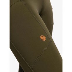 Spodnie trekkingowe damskie Fjallraven Abisko Trekking Tights HD. Zielone spodnie sportowe damskie Fjällräven, na lato, bez wzorów, sportowe, trekkingowe. Za 893.70 zł.