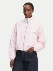 Tommy Jeans Kurtka przejściowa DW0DW22325 Różowy jasny Regular Fit. Czerwone kurtki damskie Tommy Jeans, s, bez wzorów, z jeansu, bez kaptura. Za 569.99 zł.