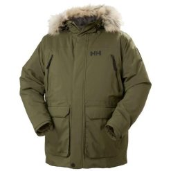 Parka Helly Hansen Reine. Zielone parki męskie Helly Hansen, na jesień, m, bez wzorów, z futra, bez kołnierzyka, bez kaptura. Za 1,208.00 zł.