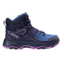 Damskie buty trekkingowe Hi-Tec Deneb. Czerwone obuwie trekkingowe damskie Hi-tec, z gumy, bez zapięcia. Za 344.00 zł.