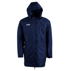 Parka Coach Force XV Force 2. Niebieskie parki męskie FORCE XV, m, bez wzorów, z dresówki, eleganckie, bez kołnierzyka, bez kaptura. Za 505.90 zł.