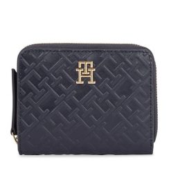 Portfel Tommy Hilfiger. Niebieskie portfele damskie Tommy Hilfiger. Za 189.99 zł.