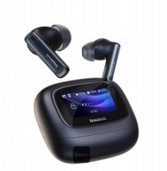 Słuchawki Baseus Słuchawki Bowie M2s Ultra TWS bezprzewodowe dokanałowe z interaktywnym ekranem - czarne. Czarne słuchawki bezprzewodowe Baseus. Za 200.80 zł.
