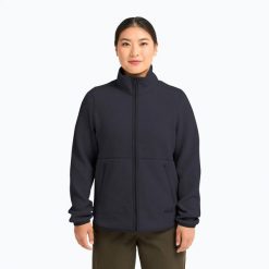 Bluza polarowa damska Jack Wolfskin Lite Curl Full Zip. Niebieskie bluzy damskie Jack Wolfskin, xs, bez wzorów, z materiału, bez ramiączek, bez kaptura. Za 399.99 zł.