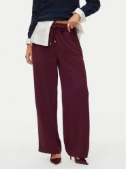 Vero Moda Spodnie dresowe Esme 10338748 Bordowy Regular Fit. Czerwone spodnie dresowe damskie Vero Moda, bez wzorów, z dresówki. Za 179.99 zł.