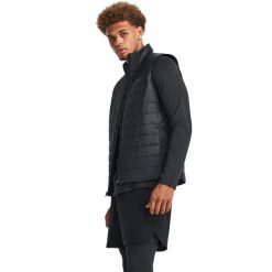 Koszulka męska Under Armour CG Armour Twist Mock. Czarne bluzy męskie Under Armour, l, bez wzorów, sportowe, bez ramiączek, bez kaptura. Za 159.99 zł.