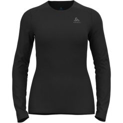Koszulka termoaktywna z długim rękawem damska Odlo FUNDAMENTALS ACTIVE. Czarne bluzki damskie ODLO, s, bez wzorów, sportowe, bez kołnierzyka, bez ramiączek. W wyprzedaży za 199.85 zł.