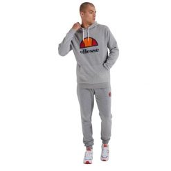 Bluza treningowa męska Ellesse Dahryl Oh Hoody. Szare bluzy męskie Ellesse, m, bez wzorów, sportowe, bez ramiączek, bez kaptura. Za 159.99 zł.