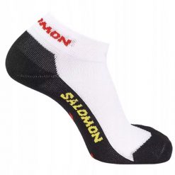Skarpety, stopki dla biegaczy Salomon Speedcross low. Czarne skarpetki damskie Salomon, bez wzorów. W wyprzedaży za 48.00 zł.