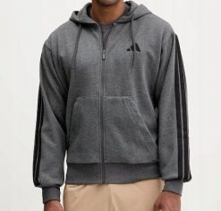 Adidas Bluza Essentials Fleece Hoodie (JL9824). Bluzy męskie Adidas, m, bez wzorów, bez ramiączek, bez kaptura. Za 199.15 zł.