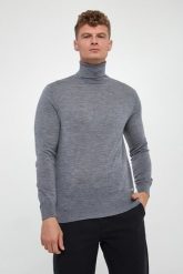 Golf męski bawełniany LIU JO. Swetry męskie Liu Jo, m, bez wzorów, z bawełny, bez kołnierzyka, bez ramiączek. Za 489.00 zł.