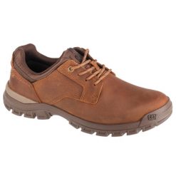 Buty sportowe Sneakersy męskie, Threshold Low. Czarne buty sportowe męskie CATERPILLAR, bez wzorów, bez zapięcia, trekkingowe. Za 409.99 zł.