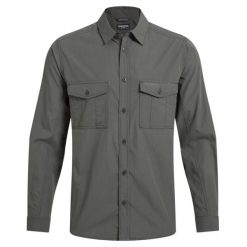 Koszula z długim rękawem Craghoppers Kiwi II. Niebieskie koszule męskie Craghoppers, m, bez wzorów, casualowe, bez kołnierzyka, bez ramiączek. Za 240.55 zł.