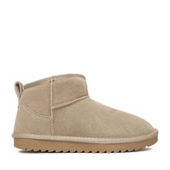 Śniegowce DeeZee. Brązowe śniegowce damskie DeeZee, bez zapięcia. Za 249.99 zł.