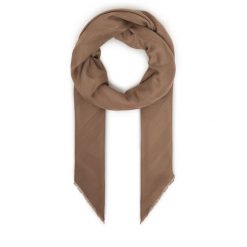 Szal Elisabetta Franchi. Brązowe szaliki damskie Elisabetta Franchi, bez wzorów. Za 559.99 zł.