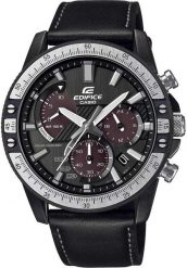 Zegarek Casio Casio Edifice EQS-930TL-1A Zegarek męski czarna tarcza 45 mm. Czarne zegarki męskie Casio, bez wzorów. Za 922.99 zł.