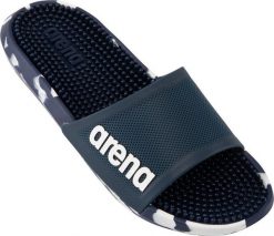 Klapki Marco Bi black/white rozmiar 45. Białe klapki męskie ARENA, bez wzorów, bez zapięcia. Za 247.94 zł.