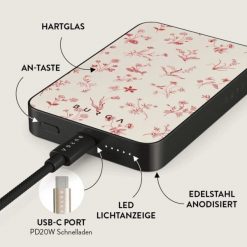 BURGA Magnetic Power Bank 5,000mAh Prairie gunmetal. Szare powerbanki Powerneed. Za 187.16 zł.