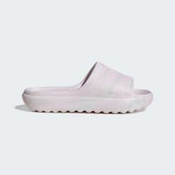 Klapki Adilette Lumia. Białe klapki męskie Adidas, bez wzorów, z materiału, bez zapięcia. Za 129.00 zł.