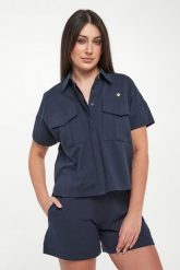 Koszula damska AERONAUTICA MILITARE. Koszule damskie Aeronautica Militare, l, bez wzorów, bez kołnierzyka, bez ramiączek. Za 719.00 zł.