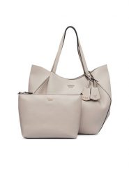 Guess Torebka Amorette HWBG78 98240 Beżowy jasny. Brązowe shopperki damskie Guess, z aplikacjami, ze skóry, bez dodatków. Za 714.99 zł.