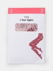 Rajstopy ze wzorem - bordowy. Czerwone rajstopy i pończochy Sinsay, bez wzorów. Za 19.99 zł.