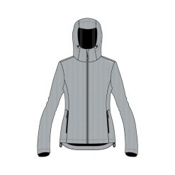 Kurtka damska turystyczna CMP 34A3096. Szare kurtki sportowe damskie CMP, l, bez wzorów, z softshellu, bez ramiączek, bez kaptura. Za 382.50 zł.