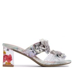 Klapki Laura Vita. Brązowe klapki damskie Laura Vita, bez wzorów, bez obcasa, bez zapięcia. Za 399.99 zł.