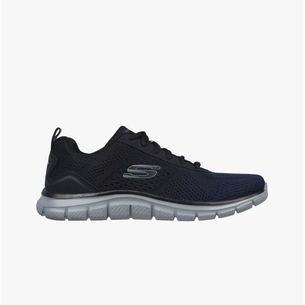 Buty męskie sportowe Skechers RIPKENT. Czarne buty sportowe męskie Skechers, bez wzorów, bez zapięcia. W wyprzedaży za 229.00 zł.