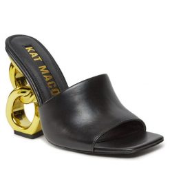 Klapki Kat Maconie. Czarne klapki damskie Kat Maconie, bez wzorów, bez obcasa, bez zapięcia. Za 1,519.00 zł.