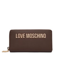 Portfel LOVE MOSCHINO. Brązowe portfele damskie Love Moschino. Za 439.99 zł.