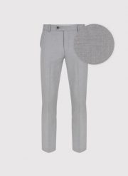 Szare spodnie ganiturowe. Szare eleganckie spodnie męskie Pako Lorente, bez wzorów, z elastanu. Za 599.99 zł.